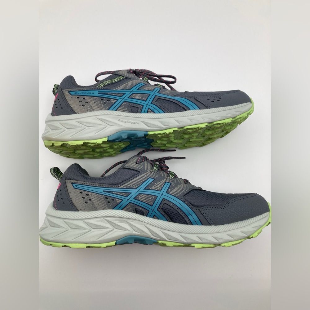 ASICS Gel-Venture Women’s Shoes Sneakers Sz 11 Wide Metropolis / Gris Blue EUC - Picture 5 of 11